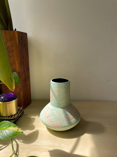 Vintage 1980s Southwest Vase