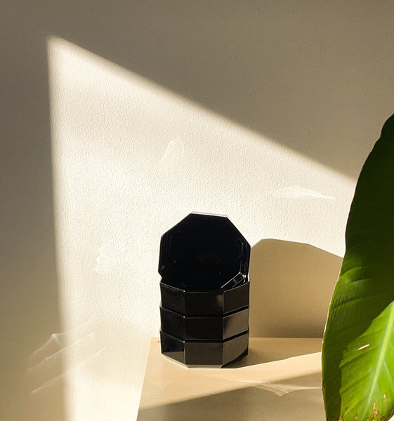ARC France Black Octogonal Bowls