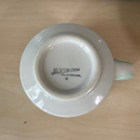 RARE Vintage Mid Century Jackson China Tropical Porcelain Coffee Mug